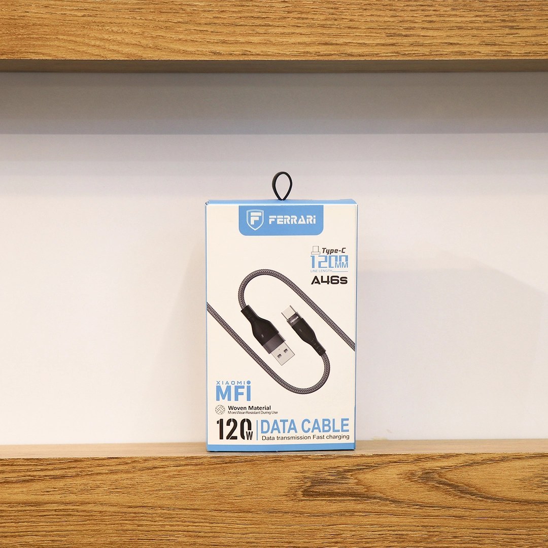 کابل شارژ a46s - 120w - type cفراری-سوپر فست شارژ