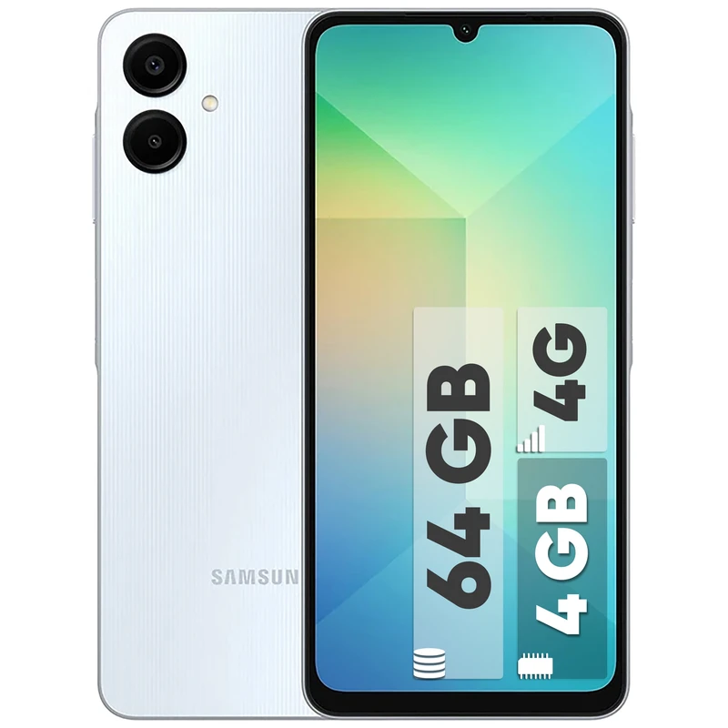 گوشی سامسونگ Galaxy A06 رجیسترشده دو سیمکارت 64 گیگابایت با رم 4 گیگابایت