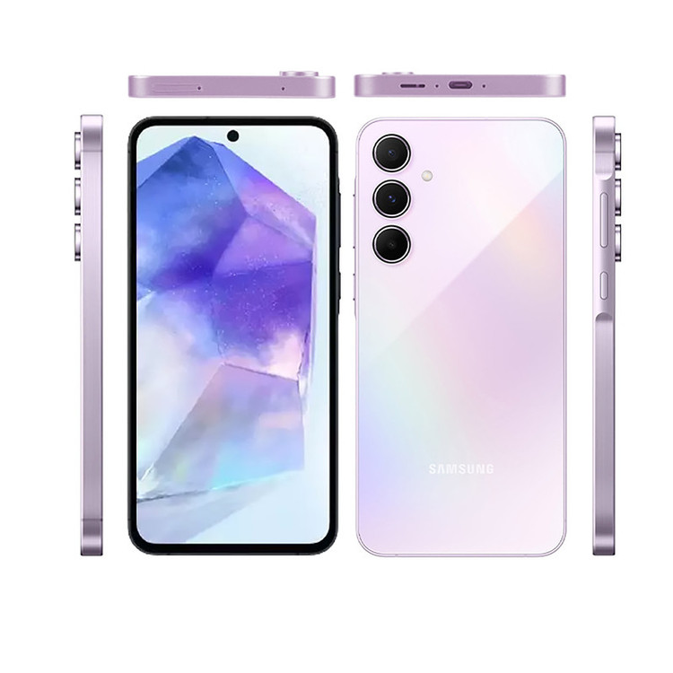 گوشی موبایل سامسونگ مدل Galaxy A55 دو سیم کارت ظرفیت 256 گیگابایت و رم 8 گیگابایت - ویتنام - به همراه هدیه مچ بند Galaxy Fit 3