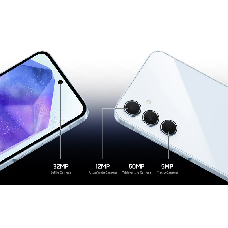 گوشی موبایل سامسونگ مدل Galaxy A55 دو سیم کارت ظرفیت 256 گیگابایت و رم 8 گیگابایت - ویتنام - به همراه هدیه مچ بند Galaxy Fit 3