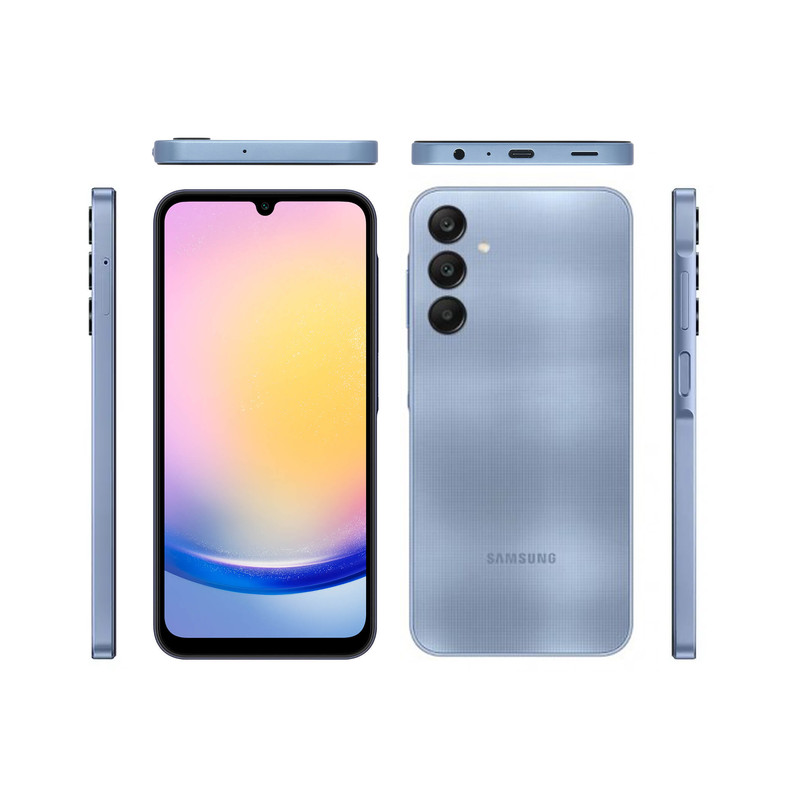 گوشی موبایل سامسونگ مدل Galaxy A25 دو سیم کارت ظرفیت 128 گیگابایت و رم 6 گیگابایت به همراه شارژر 25 وات سامسونگ - ویتنام