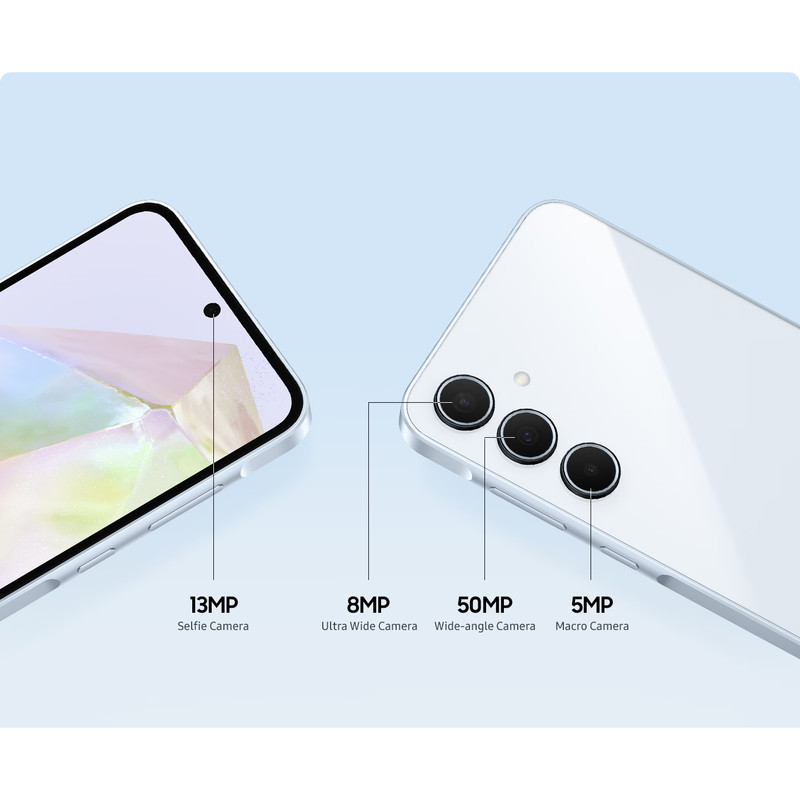 گوشی موبایل سامسونگ مدل Galaxy A35 دو سیم کارت ظرفیت 128 گیگابایت رم 8 گیگابایت به همراه شارژر 25 وات سامسونگ - ویتنام