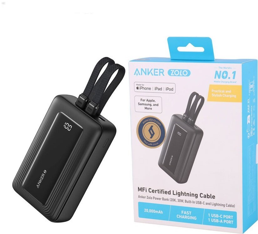 پاوربانک انکر مدل A1681/20000mA/30w