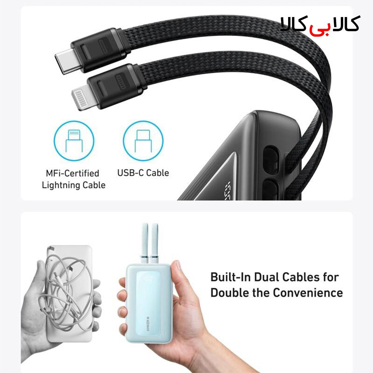 پاوربانک انکر مدل A1681/20000mA/30w