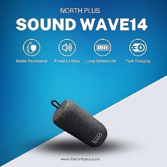 اسپیکر بلوتوثی قابل حمل نورث پلاس مدل NORTH+ SoundWave 14