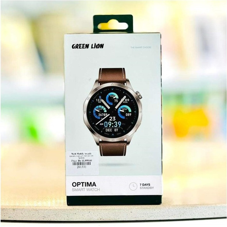 ساعت هوشمند گرین لاین مدل OPTIMA با بند سیلیکونی و ضد آب IP68