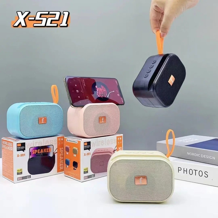 اسپیکر بلوتوثی رنگی مدل X-521 طرح جی بی ال