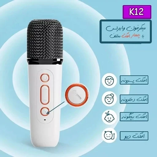 اسپیکر مدل K12 یک میکروفن