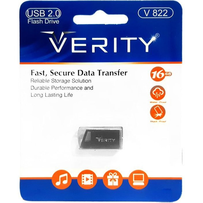 فلش مموری وریتی مدل V822 ظرفیت ۱۶ گیگابایت