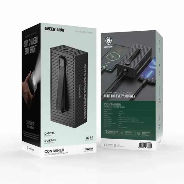 پاوربانک 30 هزار container برند گرین لاین