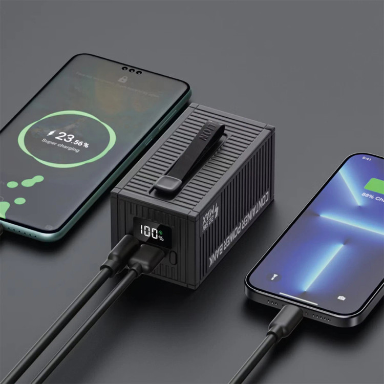 پاوربانک گرین لاین مدل GL-PX61 ظرفیت ۲۰۰۰۰ میلی آمپر با چراغ قوه
