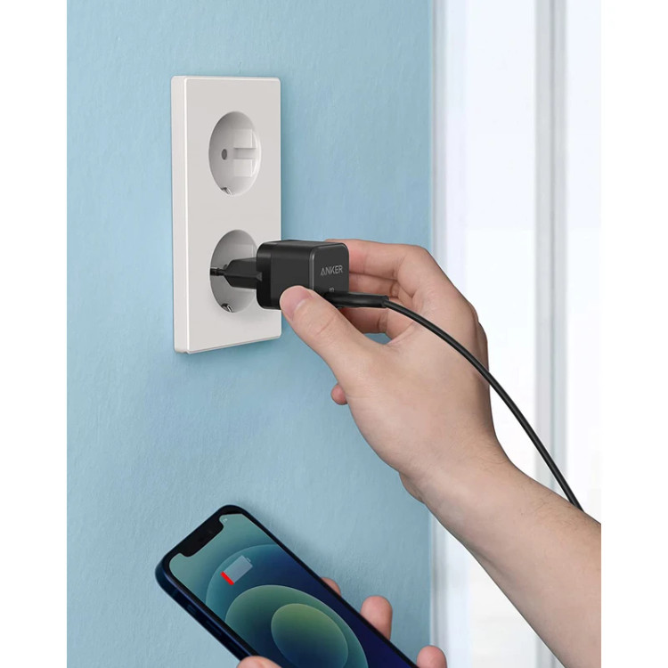 شارژر انکر مدل PowerPort III A2149 توان 20 وات 2 پین
