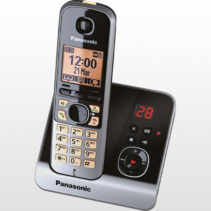 تلفن بیسیم پاناسونیک KX-TG6721 با قابلیت منشی تلفنی