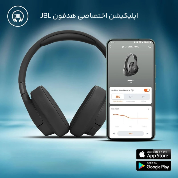 هدفون بلوتوثیJBL جی بی ال مدل Tune 770 NC