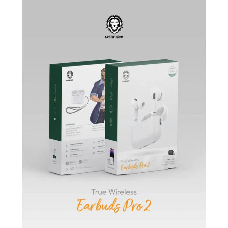 هدفون بی سیم گرین لاین مدل EarBuds Pro 2