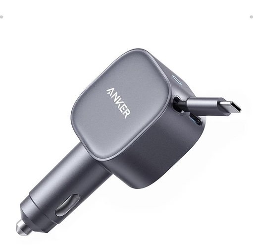 شارژر فندکی انکر مدل A2738 توان ۷۵ وات با دو پورت USB