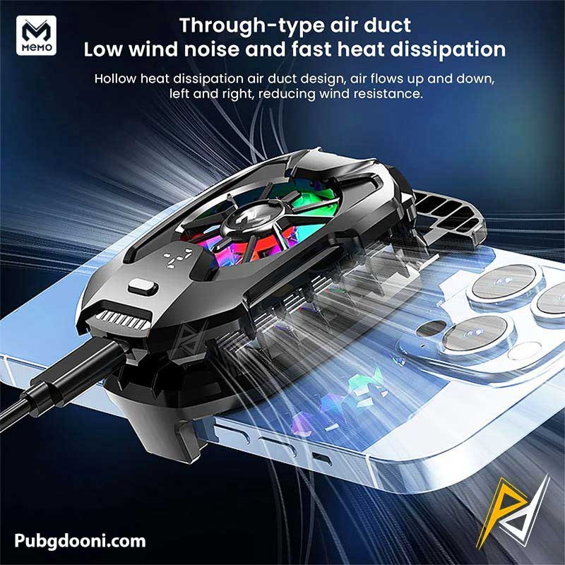 فن خنک کننده گوشی موبایل ممو مدل DLA8 RGB