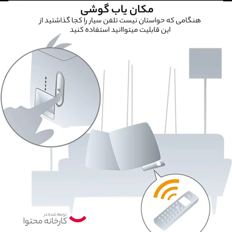 گوشی تلفن پاناسونیک مدل KX-TG3611BX