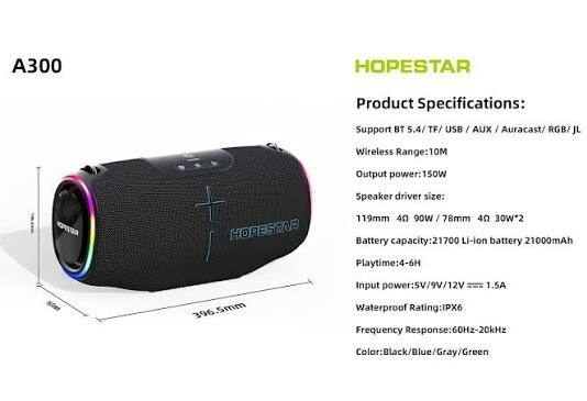 اسپیکر هوپ استار مدل A300